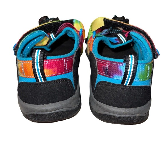 Keen Newport H2 Kids Size 4 Rainbow Tie Dye 1018441 Sandals Water Shoes Outdoor - Picture 4 of 6